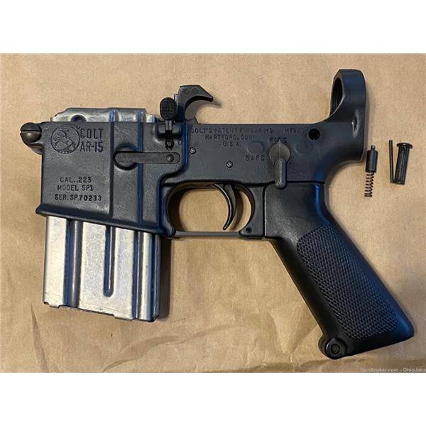 .223 Rem. SP-1 Colt SP1 Lower Receiver, Preban, Mass legal, AR-15, mfd 1977