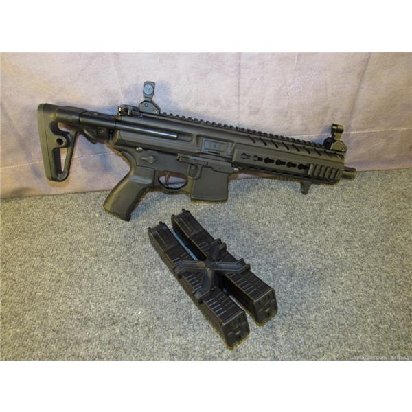 9mm Luger MPX SBR Sig Sauer 9 MM Short Bbl Rifle 8" 2-30 Rnd Keymod MPX-9-T-KM-SBR 8 inch " barrel