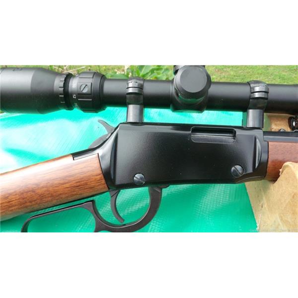 Henry Repeating Arms lever action .17 HMR cal. Octagon barrel w/ sweet 17 scope nice! 20 inch "