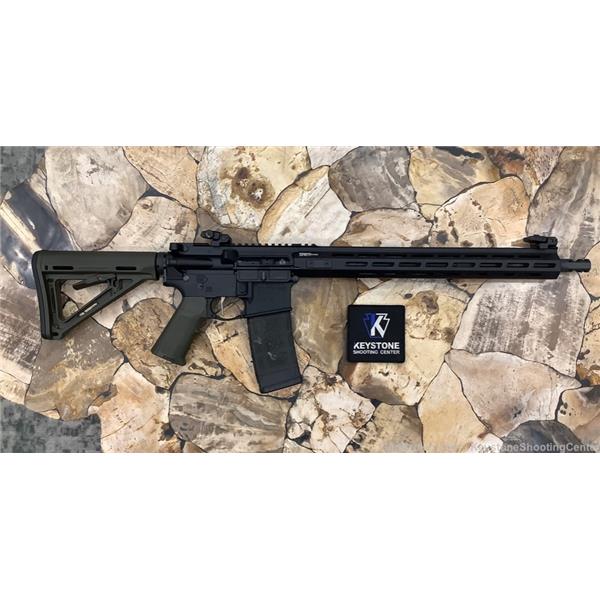 5.56mm NATO (.223 Rem.) USED SPRINGFIELD ARMORY SAINT AR15 RIFLE 16" 5.56 M-LOK BUIS OD MAGPUL 16 inch " barrel