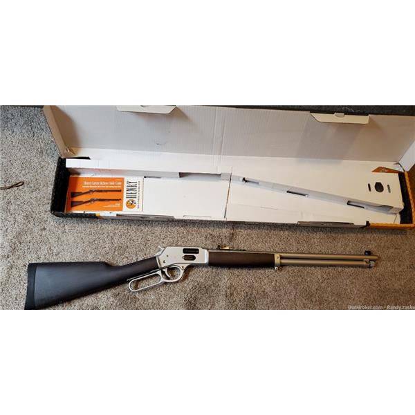 .357-38 All-Weather Lever Henry Repeating Arms all weather 357 magnum /38 lever action side gate never fired in box 20 inch " barrel