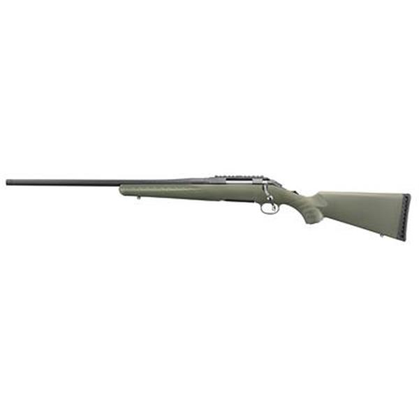 Ruger, American Rifle Predator, Bolt-Action Rifle, 6.5 Creedmoor, 22" Threaded Barrel(5/8"-24), Matte Black Finish, Alloy Steel, Moss Green Composite Stock, Left Hand, 4Rd 736676169771