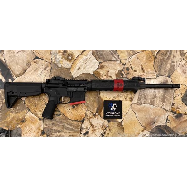 5.56mm NATO (.223 Rem.) SPRINGFIELD ARMORY SAINT 5.56X45 16" 30+1 ADJUSTABLE BRAVO MOD 0 MLOK 706397926410 ST916556BM 16 inch " barrel