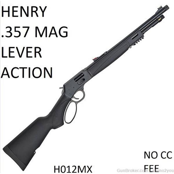 .357 Mag. Henry Lever X Model Repeating Arms Big Boy .357Mag Action - H012MX 619835200259 18 inch " barrel Gun