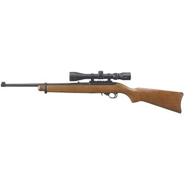 Ruger 31159 10/22 Carbine 22 LR 10+1 18.50" Hardwood Satin Black Right Hand with Viridian EON 3-9x40mm 736676311590