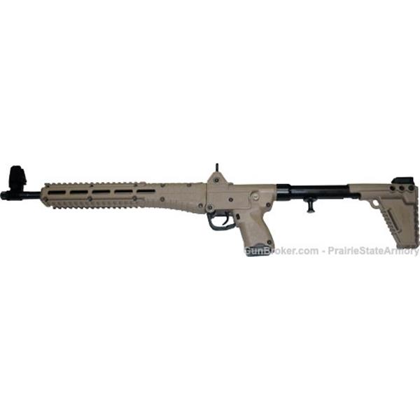 9mm Luger KelTec Kel-Tec SUB2K9GLK17BTAN Sub-2000 16.25" 10+1 TAN 640832002263 16 inch " barrel
