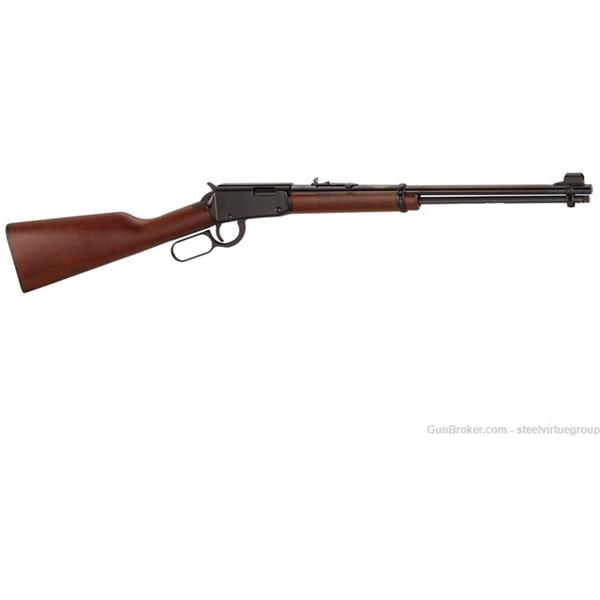 .22 LR Henry Lever Repeating Arms Model Classic Rifle H001 22LR 18" 15RD 22 NEW Wood Blue Std 619835001009