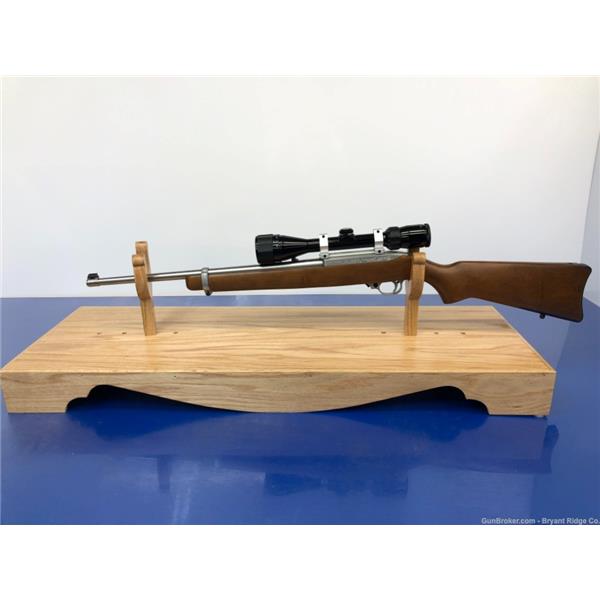 .22 LR Ruger / Sturm, & Co. 1995 10/22 Carbine .22LR Stainless 18 1/2" *GORGEOUS BUSHNELL SCOPE!* ET