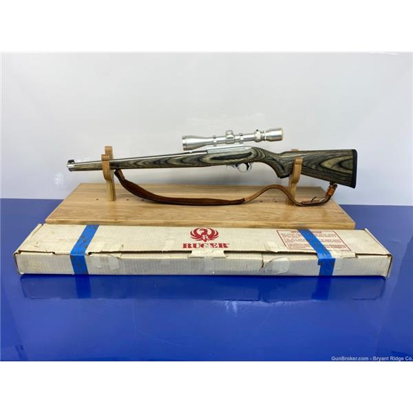 10/22 Carbine Ruger / Sturm, & Co. 1994 International .22 LR Stainless 18 1/2" *MANNLICHER STOCK* KM