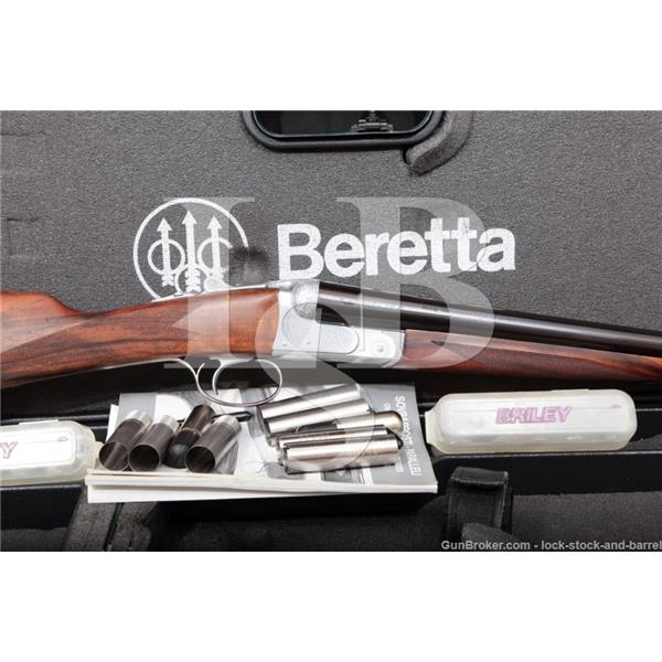 Beretta 470 Silver Hawk J470210 12 GA SXS Side by Shotgun, 1998/2002