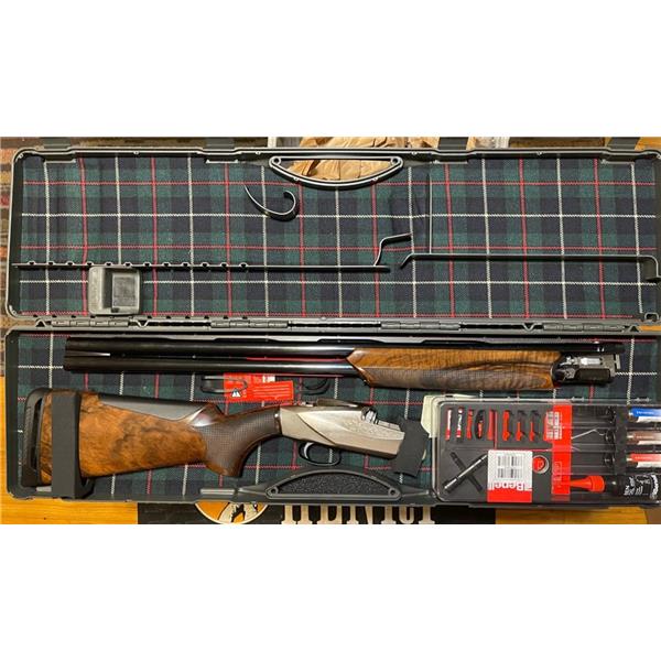 Benelli 828U 12g Carcassa Silver G3ES O/U like new