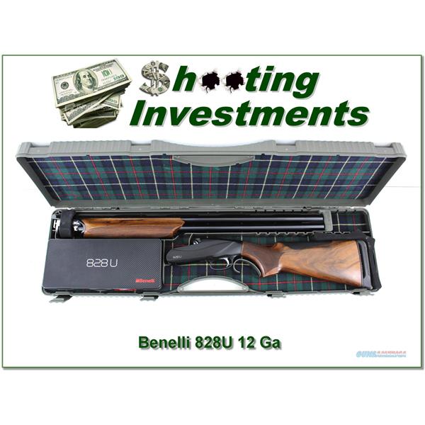 12 Gauge Benelli 828 828U Field Walnut Black Ga 3in 28in