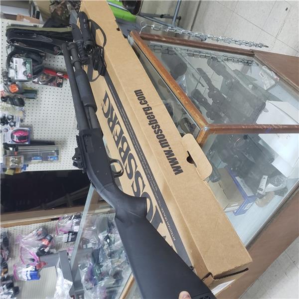 590A1 - 9 Shot Nib Mossberg SPX round ghost ring sight beyonet 20 inch " barrel 50771