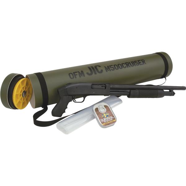 500 TACTICAL JIC MOSSBERG "JUST IN CASE" SURVIVAL PACKAGE #51340 NO RESERVE 18 inch " barrel