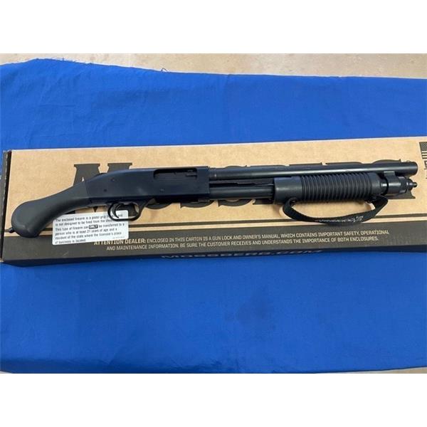 Mossberg 50659 590 Shockwave Blued 12 Gauge 14" 3" 5+1 Fixed Raptor Grip 015813506595