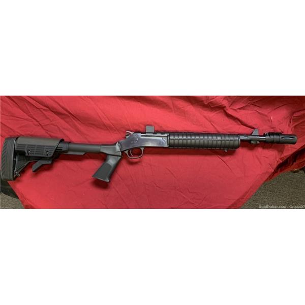 Single Shot Taurus Rossi 12 gauge W/ATI Tactical Stock & Chiappa 9mm insert. $25 Ship 18 inch " barrel