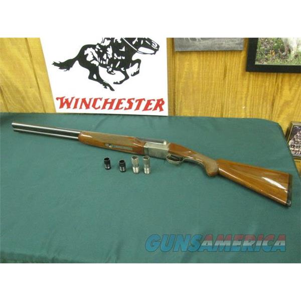 7093 Winchester 23 Pigeon XTR 12 gauge 26 inch barrels,4 screw chokes ic mod full xfull,vent rib, ejectors, round knob, all original, pad 14 lop, beavertail forend, rose scroll coin silver receiver,this choke model only mf