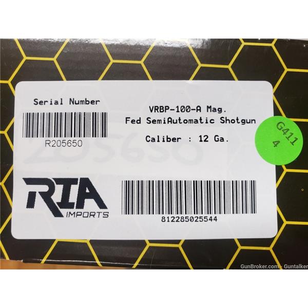 VRBP100-A Armscor/Rock Island Armory ROCK ISLAND VRBP100 12 GAUGE NEW! LOW PRICE!