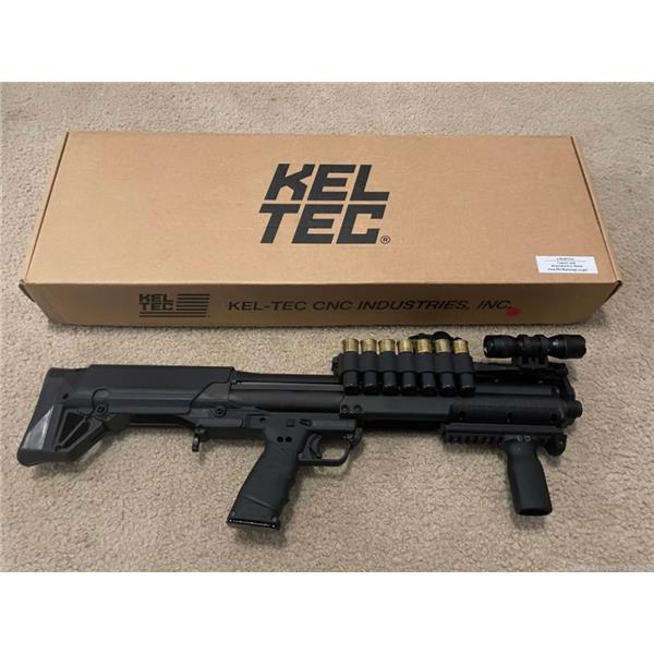 KelTec Kel-Tec KSG 12 Gauge Pump Action Shotgun Black 18 inch " barrel