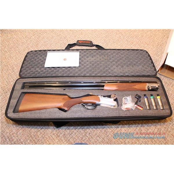 12 Gauge ruger red label blue/stainless