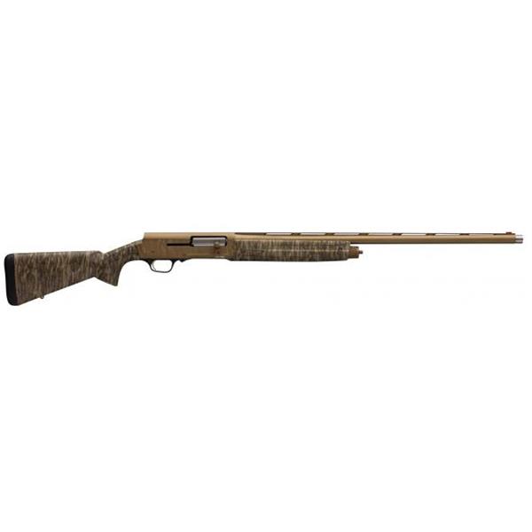 Browning, A5 Wicked Wing, Semi-Automatic 12 Gauge, 26" Barrel, 3.5" Chamber Mossy Oak Bottomland Synthetic Stock Burnt Bronze Cerakote Aluminum Alloy 023614677154