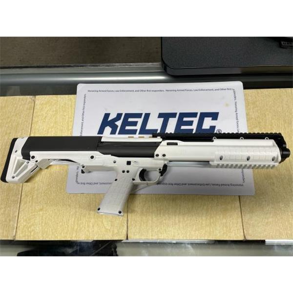 12 GA KEL-TEC KSG White, Pump-action, bullpup, 14 round capacity, 18.5" Barrel 640832008586