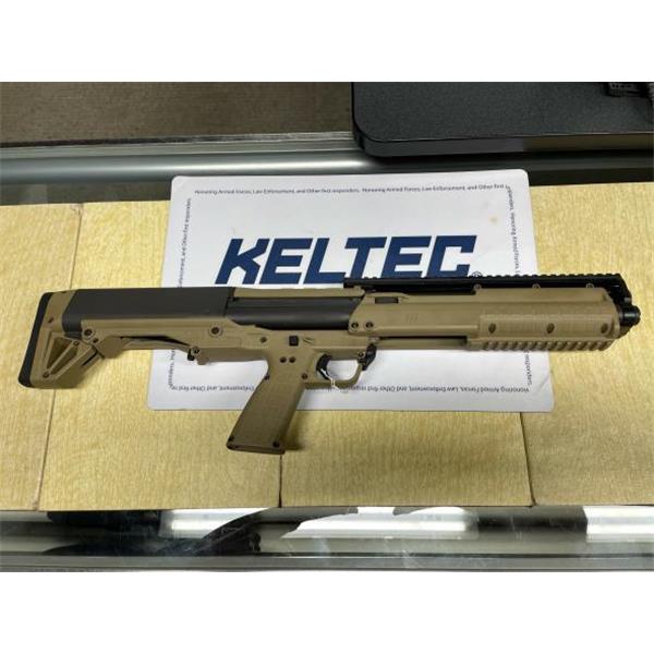 12 GA KEL-TEC KSG TAN, 18.5", 14RND 640832003291
