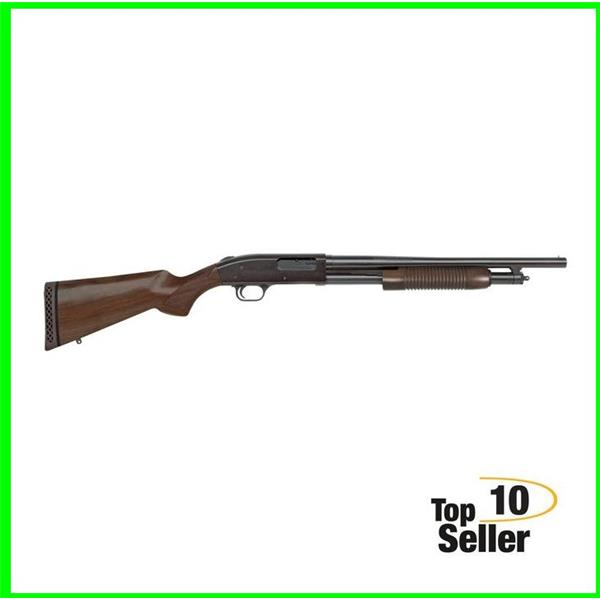 Mossberg 500 Persuader Retrograde 12 Gauge 18.50”/3” Blued Walnut... 015813504294 MS50429