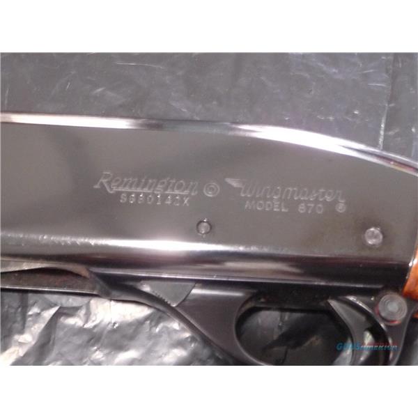 20 Gauge REMINGTON 870 WINGMASTER .20GA SHOTGUN