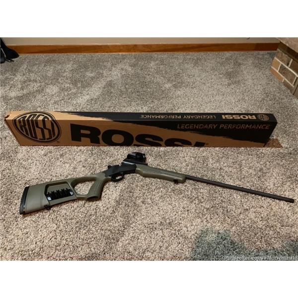 Rossi Single Shot Turkey Tuffy .410 Bore 26” Black/Olive w/Pinty Red Dot 754908234905 26 inch " barrel SSPTKY