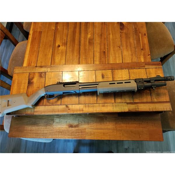 Remington 870 tactical with magpul furniture 18 inch " barrel