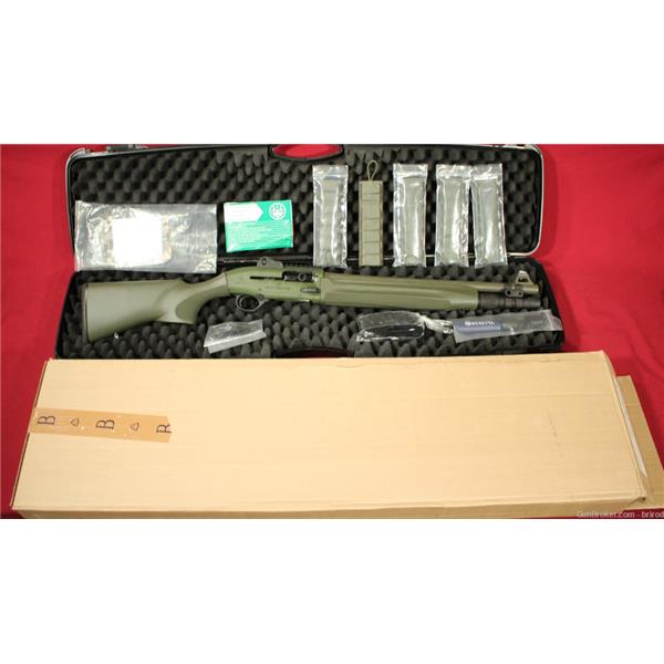 1301 Tactical LNIB Beretta OD Green Semi-Auto 12ga Shotgun W/MTX Mag Extension- 2021 082442894188 082221 18 inch " barrel J131T18G