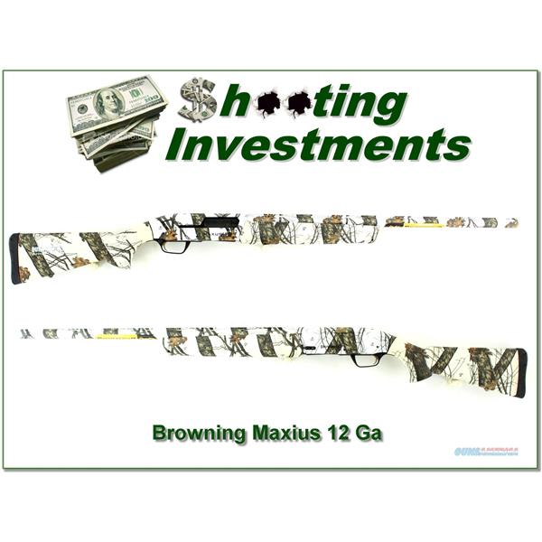 12 Gauge Browning MAXUS seldom see snow camo MOBUS Ga unfired!