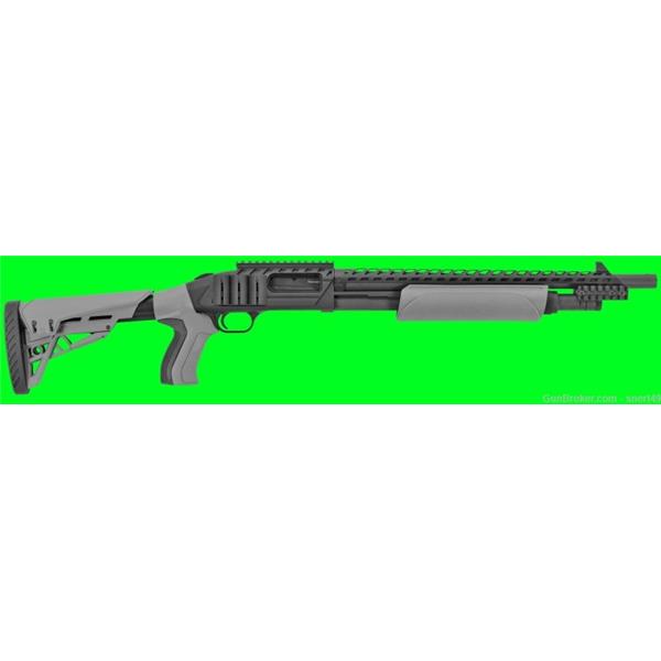 500 Tactical Mossberg ATI Scorpion 12 ga 18.5” 6 Pos Stk Side Saddle Heat Shield 5+1 015813504317 18 inch " barrel