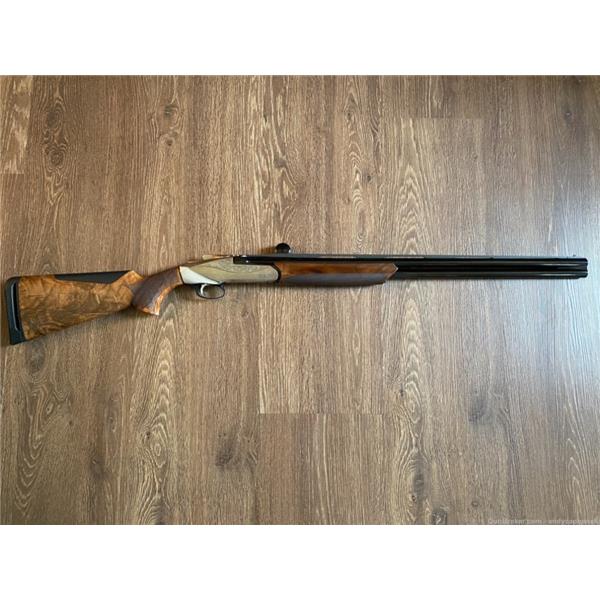Benelli 828U 20 gauge Nickel Engraved. 28” Barrels. Amazing Wood! 28 inch " barrel 10741