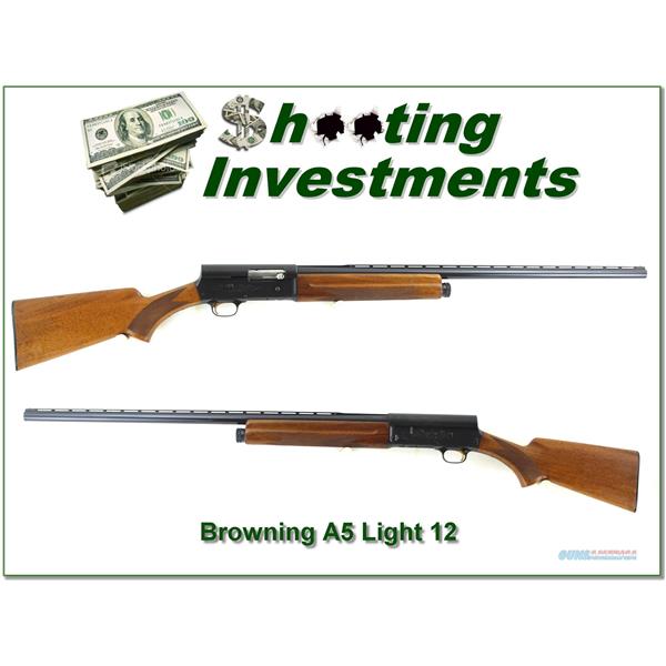 12 Gauge Browning A5 Light 68 Belgium Honey Blond