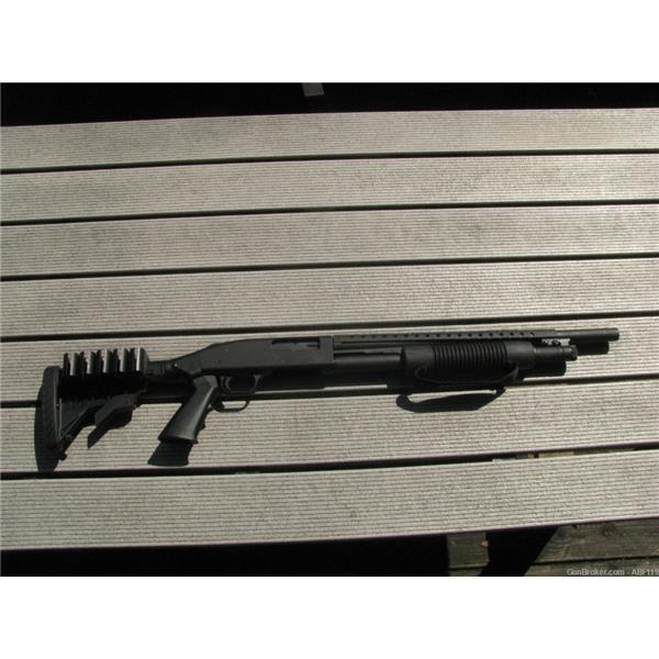 500 Tactical Mossberg Persuader 12 Gauge Pump with Heat Shield 015813524407 Other Barrel Length"