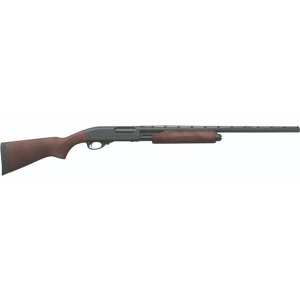 Remington Arms Co Remington, 870 Express, Pump, 12 Gauge, 3" Chamber, 4+1 Rounds, 28" Vent Rib Barrel, Matte Blued Finish, Hardwood Stock, RemChoke, Bead 810070682460