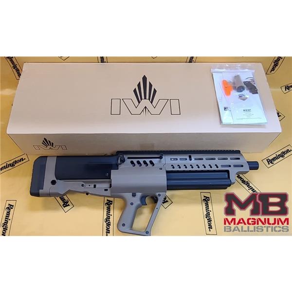 IWI - Israel Weapon Industries Tavor TS12 Semi Auto Shotgun 12 Ga LH FDE Left Hand 818004022719 TS12F-LH 18 inch " barrel