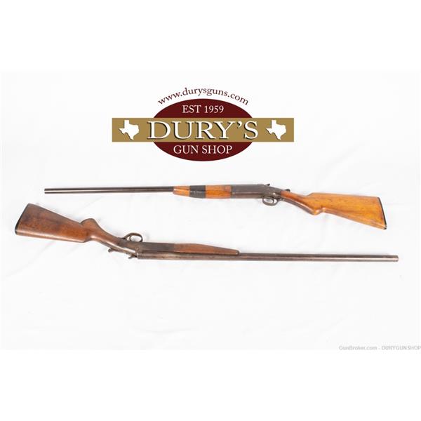 Other Model LOT OF 2 IVER JOHNSON SHOTGUNS EXCEL 20 GA CHAMPION 12 LOG 244143 242338 &