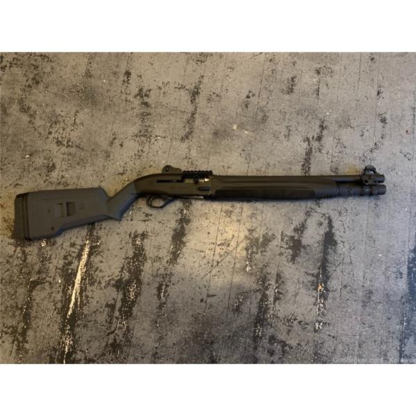 Beretta 1301 Tactical (Gen 2) with magpul sga stock and mag tube extension 18 inch " barrel
