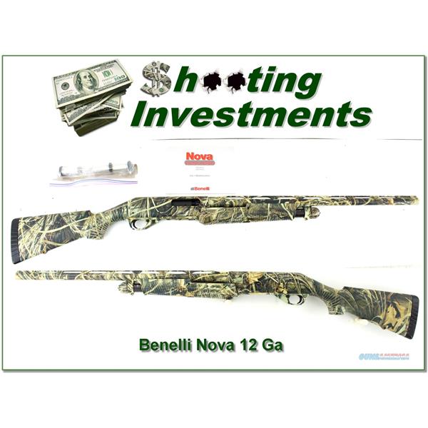 12 Gauge Benelli Nova Ga 3.5in Advantage MAX 4 camo Exc Cond