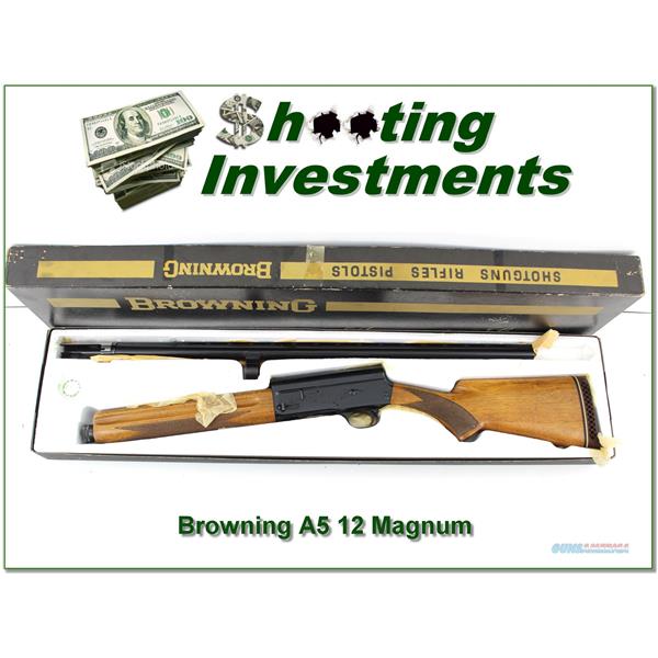 12 Gauge Browning A5 Magnum 69 Belgium ANIB!