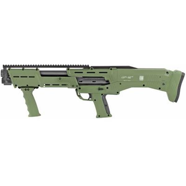 Standard Manufacturing Company, DP-12, Pump, 12 Gauge, 3" Chamber, 18.875" Double Barrel, OD Green, 7+7 Rounds 869481000189