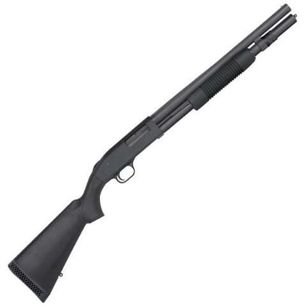 12 GA 590 SEC Mossberg, 590, Security Tactical, Pump Action, 12Ga 3", 18.5" Barrel, Matte Blued Finish, Synthetic Stock, Cylinder, 7Rd, Bead Sight 015813507783