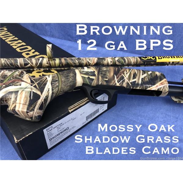 BROWNING BPS 12 GA PUMP SHOTGUN, MOSGB CAMO, 3" MAGNUM, 28" VR BARREL, NIB 28 inch " barrel 012271304