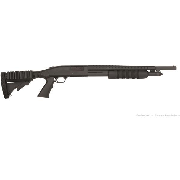 MOSSBERG 500 TACTICAL PERSUADER 12 GAUGE SHOTGUN, PENNY AUCTION ! 18 inch " barrel 52440