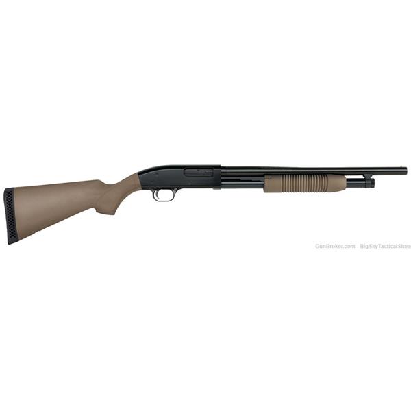 Mossberg Maverick 88 12 Gauge Pump Action Shotgun FDE 049533310224 18 inch " barrel