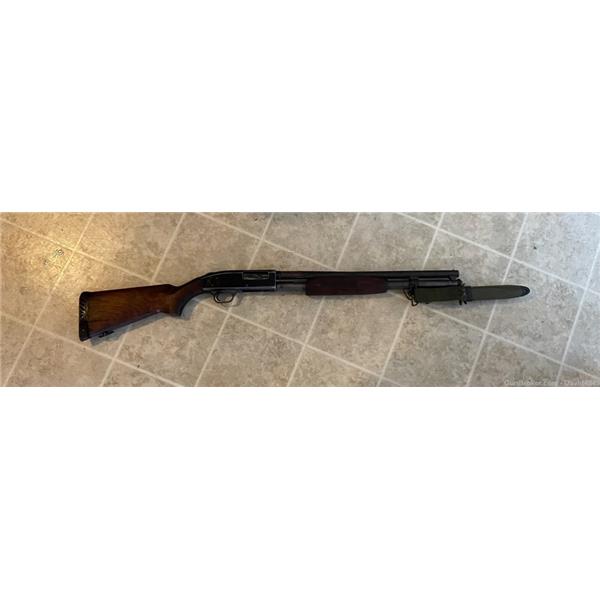 Surplus Mossberg 500 with Bayonet! No Reserve $1 start 18 inch " barrel