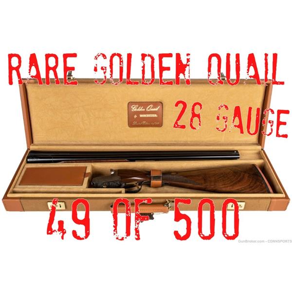 Winchester Model 23 GOLDEN QUAIL Side by 28ga 25½" NEW IN BOX WIN56758 25 inch " barrel